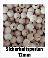 Sicherheitsperlen 12mm roh